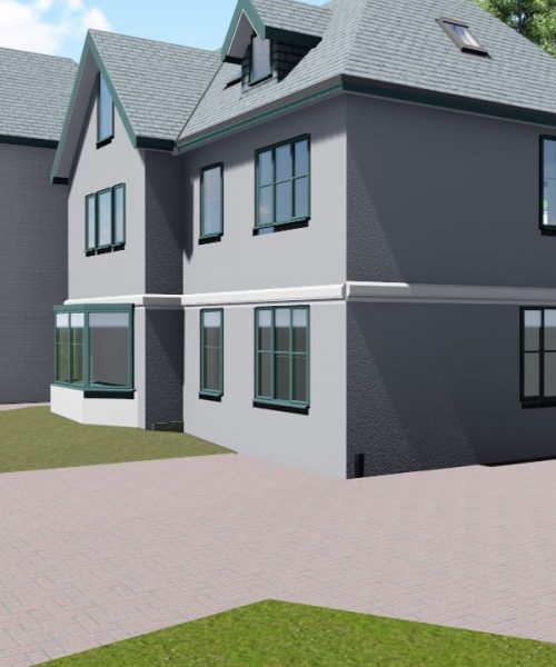 Landscape View of House Design