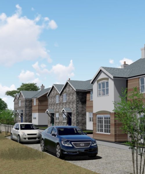 Landscape House View Model